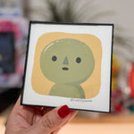 Load image into Gallery viewer, Lil Green Guy Mini Print
